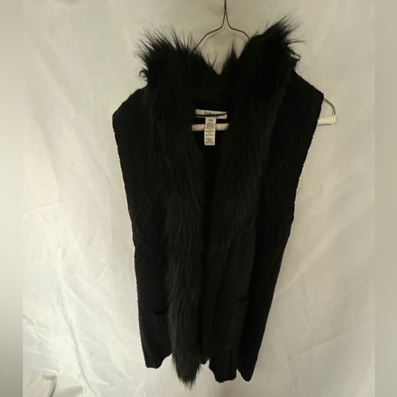 Style & Co Women's Black Wool Blend Cardigan, Petite Medium - Picture 1 of 6